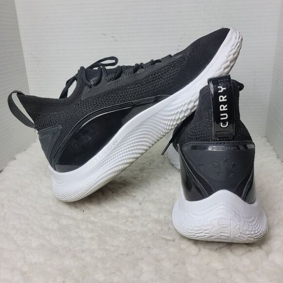 Under Armour Curry Flow 8 Men's Sneaker Size 12 Black White Stephen 3024… - Picture 5 of 11